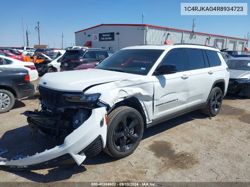 2024 Jeep Grand Cherokee L Laredo VIN: 1C4RJKAG4R8934723 Lot: 40304602