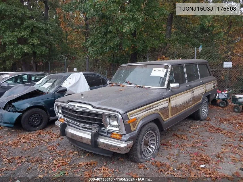 1988 Jeep Grand Wagoneer VIN: 1JCNJ15U3JT176608 Lot: 40735513