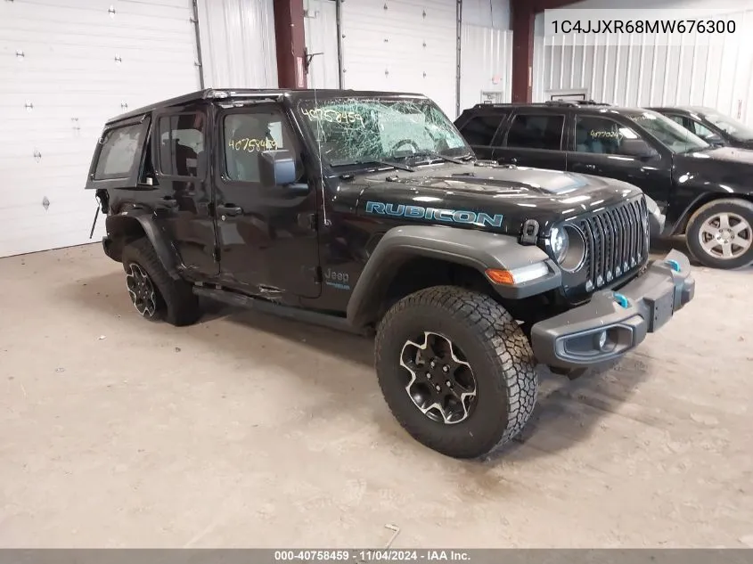 2021 Jeep Wrangler 4Xe Unlimited Rubicon 4X4 VIN: 1C4JJXR68MW676300 Lot: 40758459