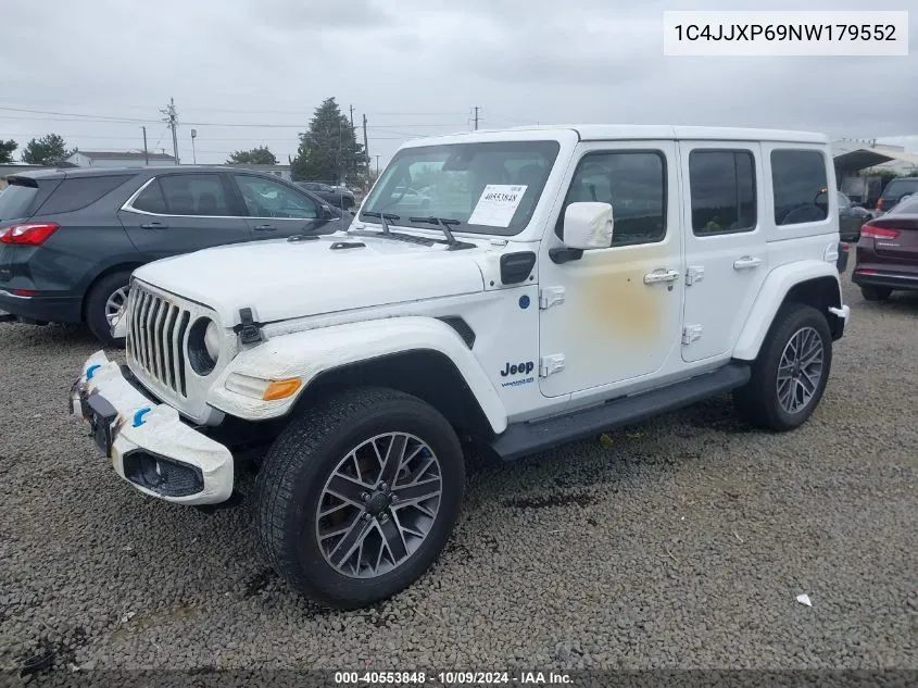 2022 Jeep Wrangler 4Xe Unlimited High Altitude 4X4 VIN: 1C4JJXP69NW179552 Lot: 40553848