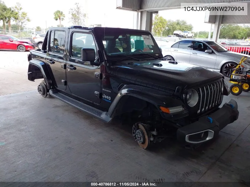 2022 Jeep Wrangler 4Xe Unlimited Sahara 4X4 VIN: 1C4JJXP69NW270904 Lot: 40786812