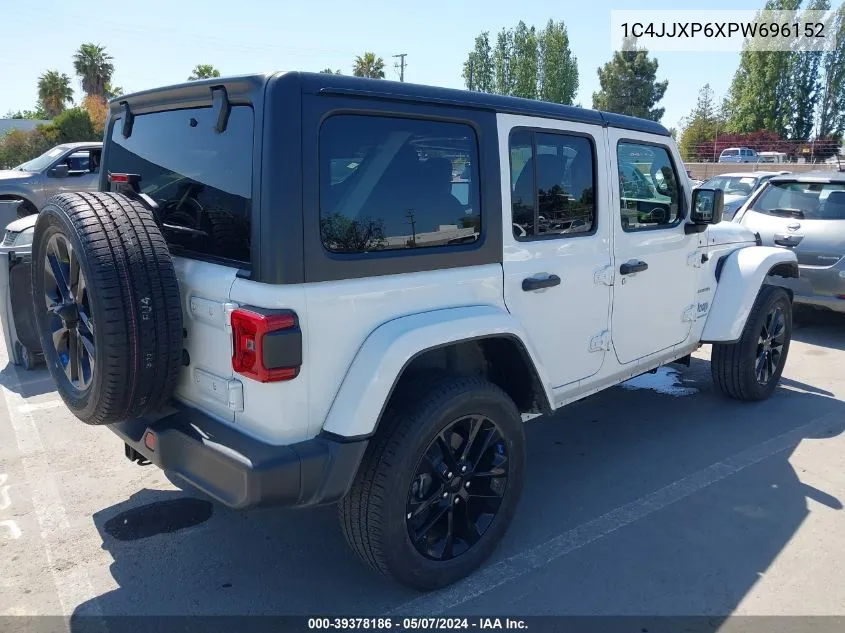 2023 Jeep Wrangler 4Xe Sahara 4X4 VIN: 1C4JJXP6XPW696152 Lot: 39378186