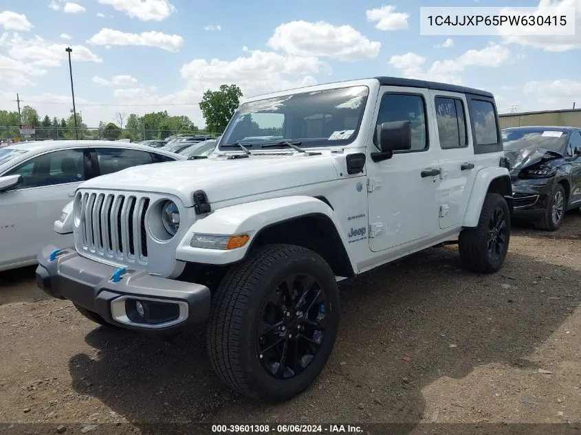 2023 Jeep Wrangler 4Xe Sahara 4X4 VIN: 1C4JJXP65PW630415 Lot: 39601308