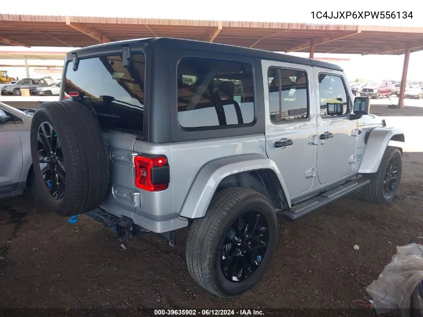 2023 Jeep Wrangler 4Xe Sahara 4X4 VIN: 1C4JJXP6XPW556134 Lot: 39635902