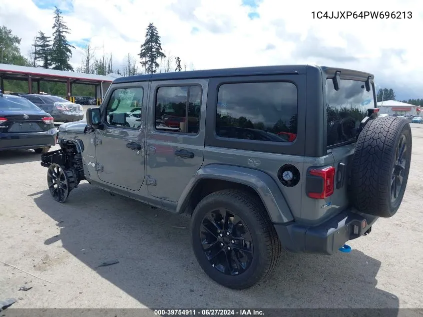 2023 Jeep Wrangler 4Xe Sahara VIN: 1C4JJXP64PW696213 Lot: 39754911