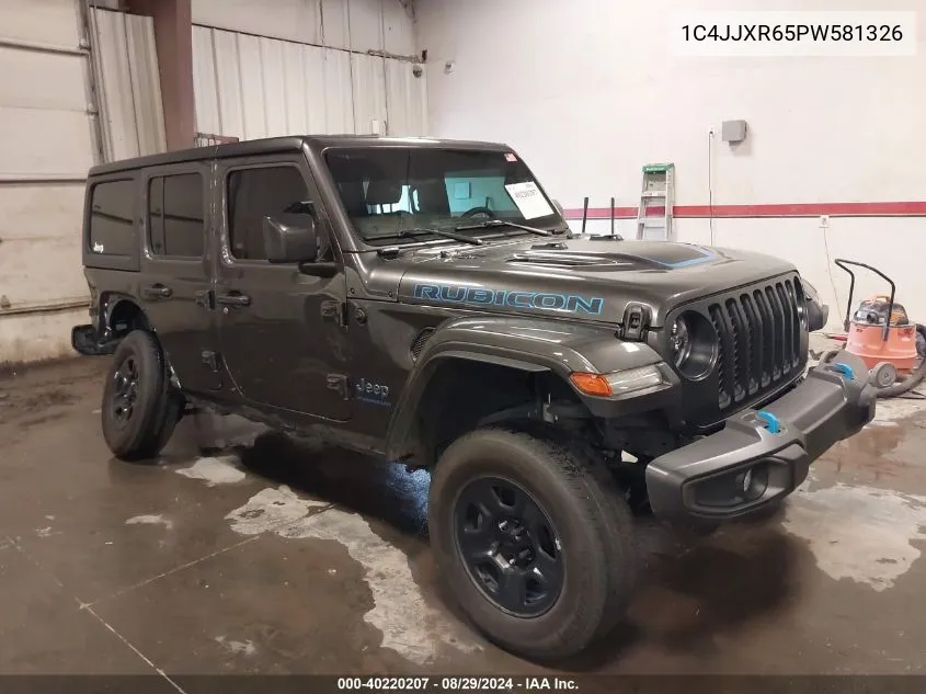 2023 Jeep Wrangler 4Xe Rubicon 4X4 VIN: 1C4JJXR65PW581326 Lot: 40220207