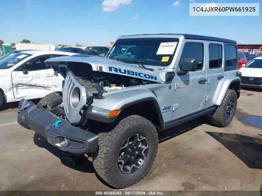 2023 Jeep Wrangler 4Xe Rubicon 4X4 VIN: 1C4JJXR60PW661925 Lot: 40368342