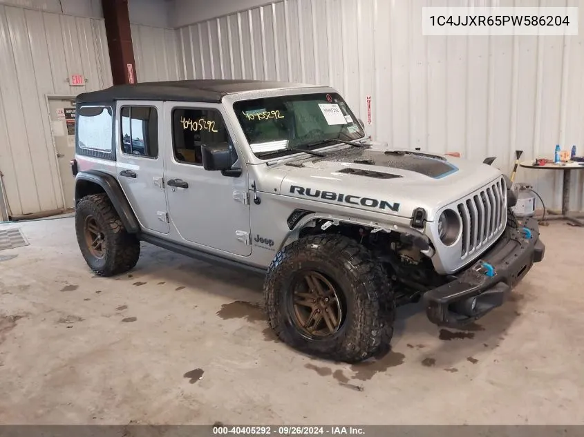 2023 Jeep Wrangler 4Xe Rubicon 4X4 VIN: 1C4JJXR65PW586204 Lot: 40405292