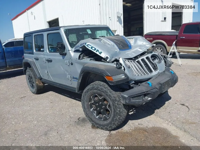 2023 Jeep Wrangler 4Xe Rubicon 4X4 VIN: 1C4JJXR66PW703384 Lot: 40516503