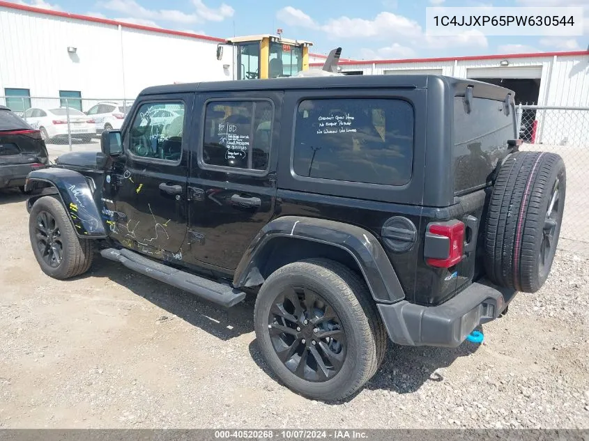 2023 Jeep Wrangler 4Xe Sahara 4X4 VIN: 1C4JJXP65PW630544 Lot: 40520268