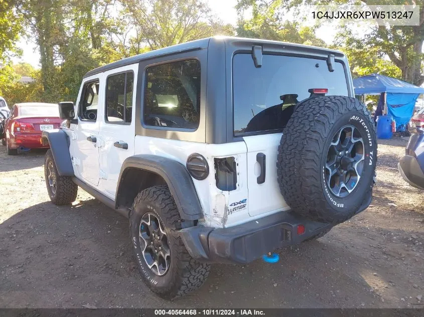 2023 Jeep Wrangler 4Xe Rubicon 4X4 VIN: 1C4JJXR6XPW513247 Lot: 40564468