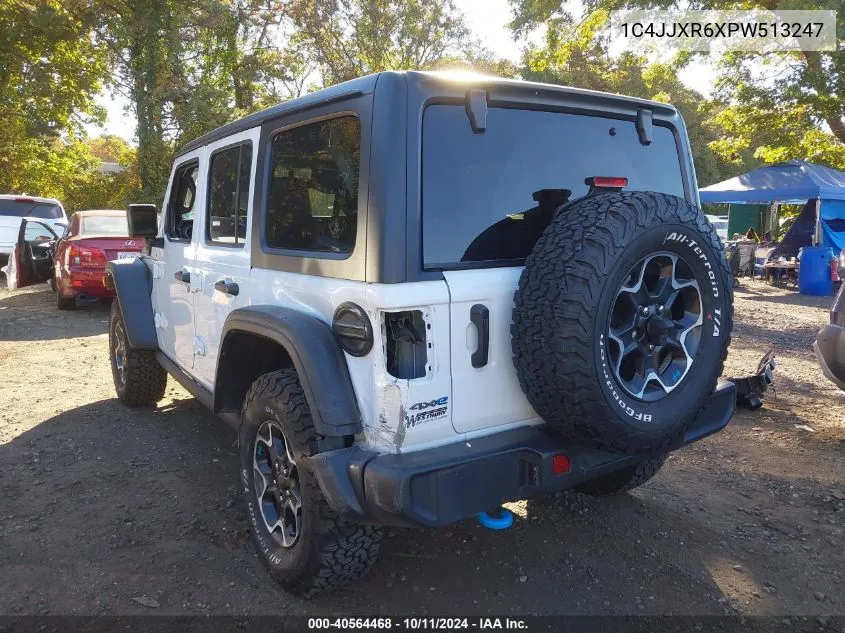 2023 Jeep Wrangler 4Xe Rubicon 4X4 VIN: 1C4JJXR6XPW513247 Lot: 40564468