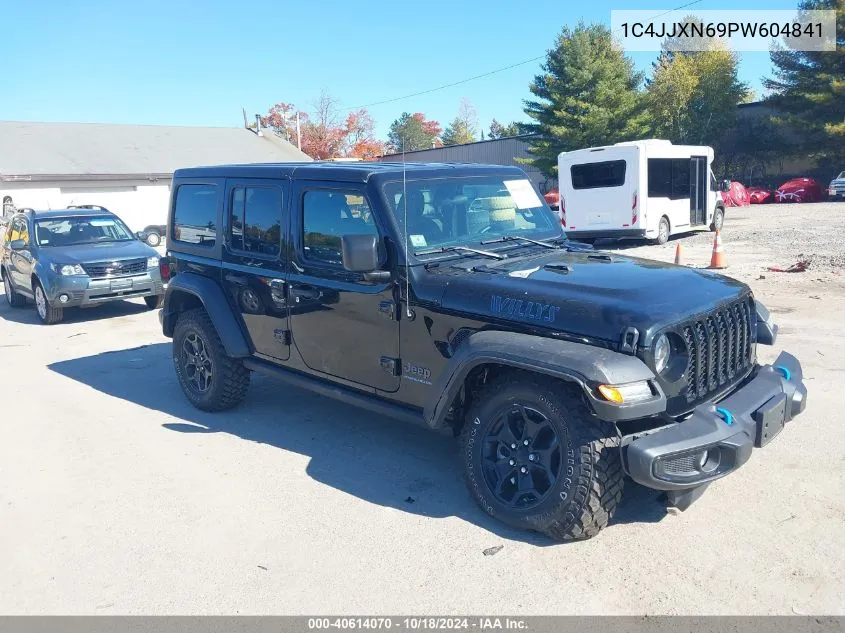 2023 Jeep Wrangler 4Xe 4X4 VIN: 1C4JJXN69PW604841 Lot: 40614070