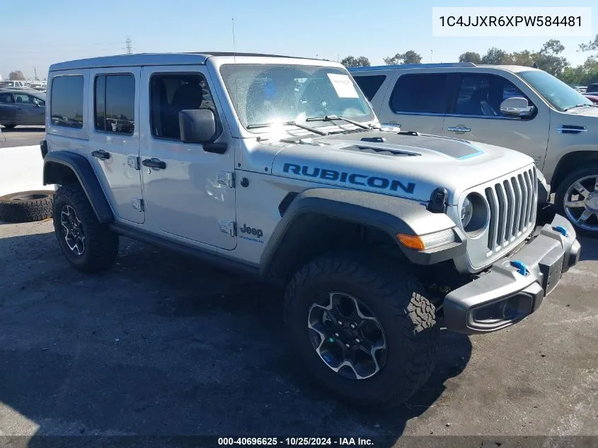 2023 Jeep Wrangler 4Xe Rubicon 4X4 VIN: 1C4JJXR6XPW584481 Lot: 40696625