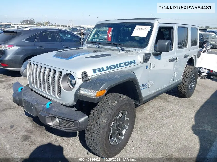 2023 Jeep Wrangler 4Xe Rubicon 4X4 VIN: 1C4JJXR6XPW584481 Lot: 40696625