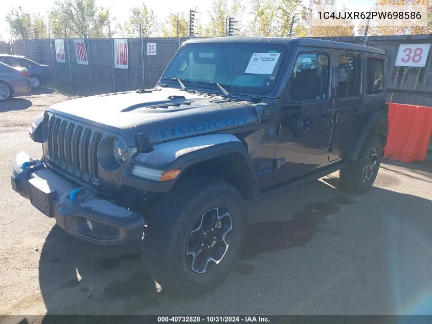 2023 Jeep Wrangler 4Xe Rubicon 4X4 VIN: 1C4JJXR62PW698586 Lot: 40732828