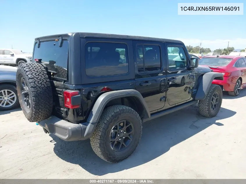 2024 Jeep Wrangler 4Xe Willys 4Xe VIN: 1C4RJXN65RW146091 Lot: 40271167