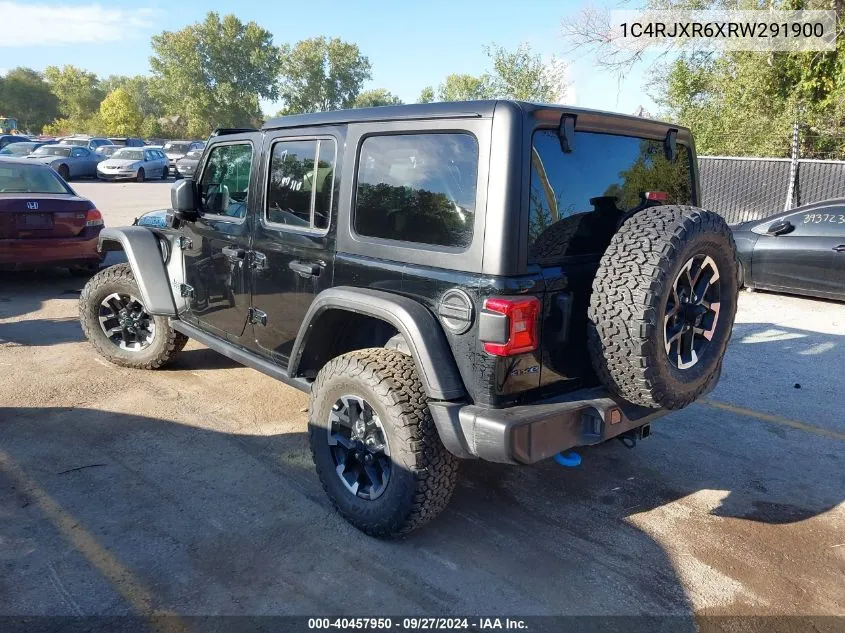 2024 Jeep Wrangler 4Xe Rubicon 4Xe VIN: 1C4RJXR6XRW291900 Lot: 40457950