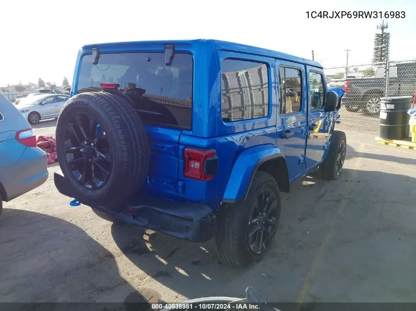 2024 Jeep Wrangler 4Xe Sahara 4Xe VIN: 1C4RJXP69RW316983 Lot: 40538981