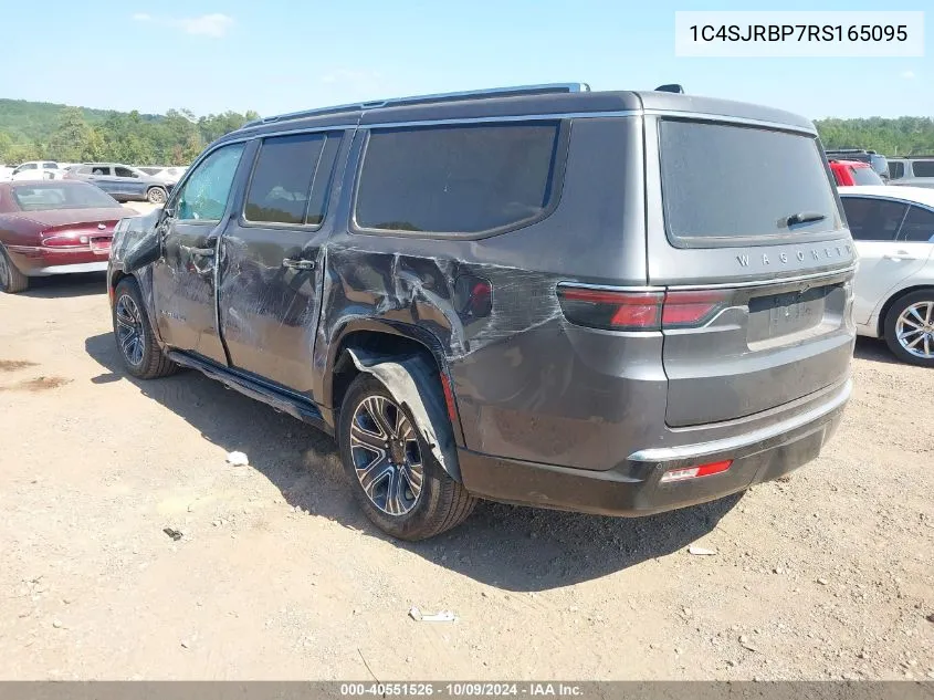 2024 Jeep Wagoneer L Series Ii 4X2 VIN: 1C4SJRBP7RS165095 Lot: 40551526