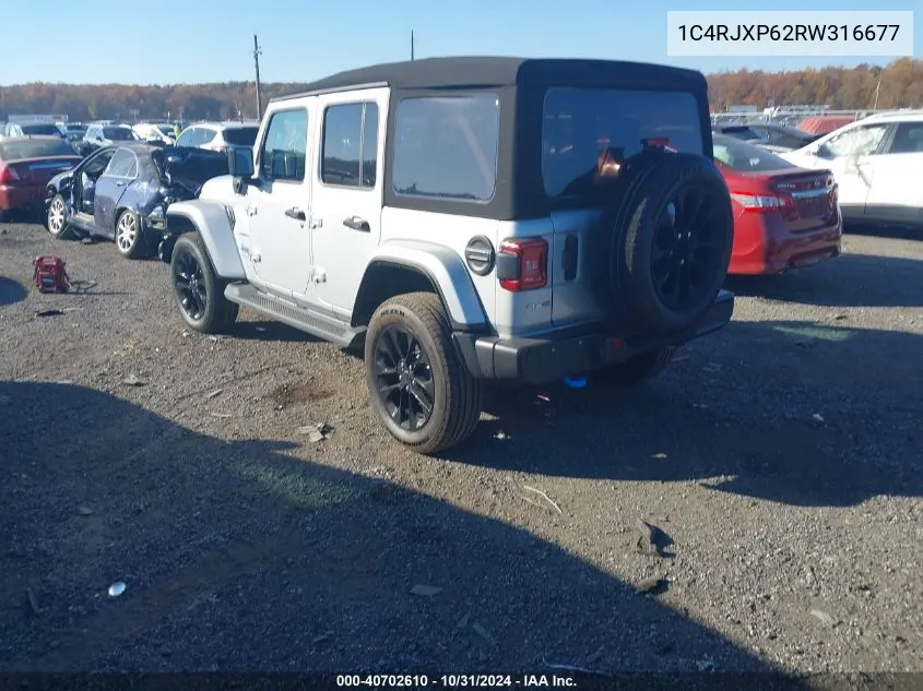 2024 Jeep Wrangler 4Xe Sahara 4Xe VIN: 1C4RJXP62RW316677 Lot: 40702610