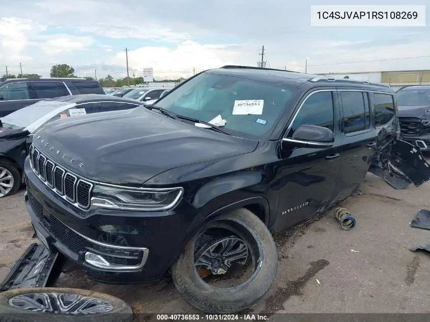 2024 Jeep Wagoneer Series I 4X4 VIN: 1C4SJVAP1RS108269 Lot: 40736553