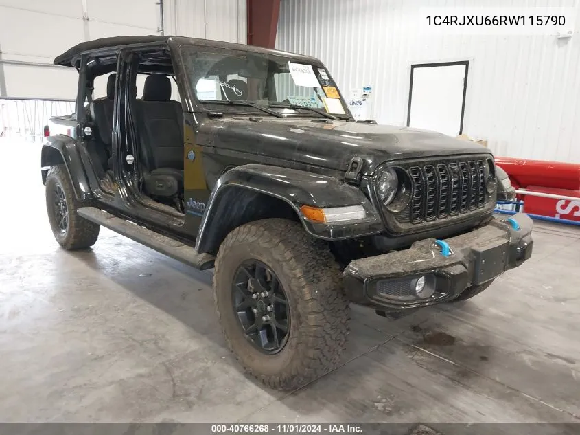 2024 Jeep Wrangler 4Xe Summit 4Xe VIN: 1C4RJXU66RW115790 Lot: 40766268