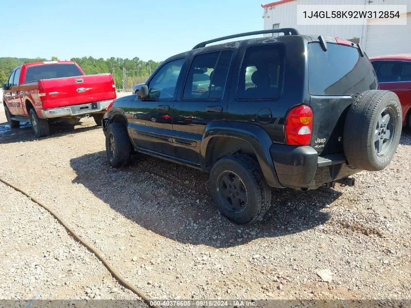 2002 Jeep Liberty Limited Edition VIN: 1J4GL58K92W312854 Lot: 40376605