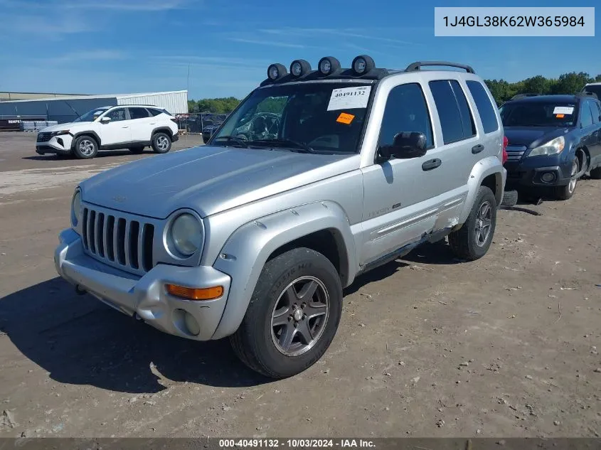 2002 Jeep Liberty Renegade VIN: 1J4GL38K62W365984 Lot: 40491132