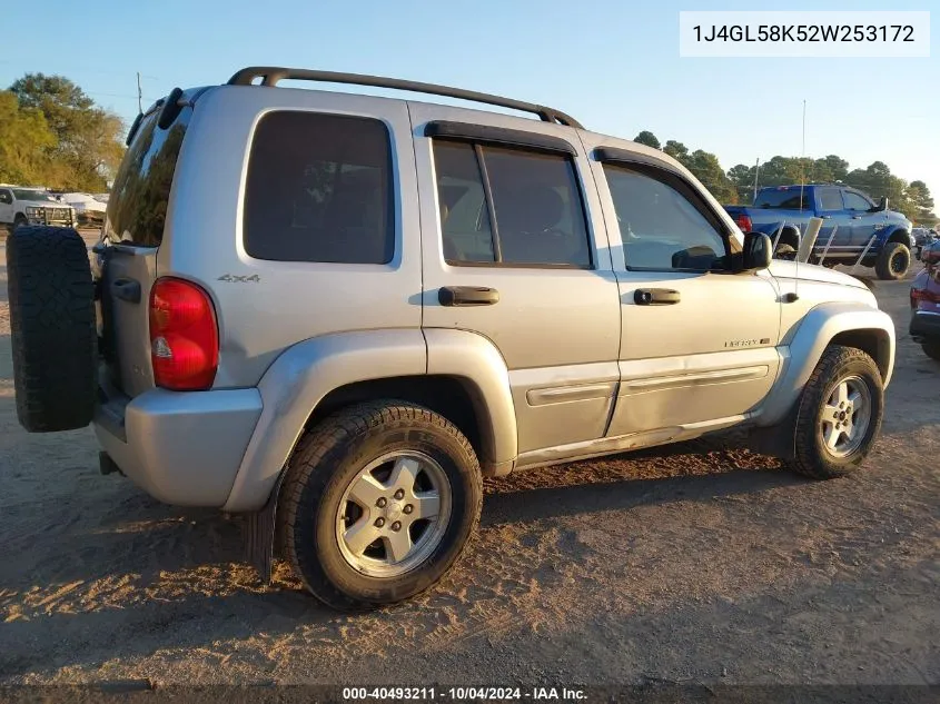 2002 Jeep Liberty Limited Edition VIN: 1J4GL58K52W253172 Lot: 40493211