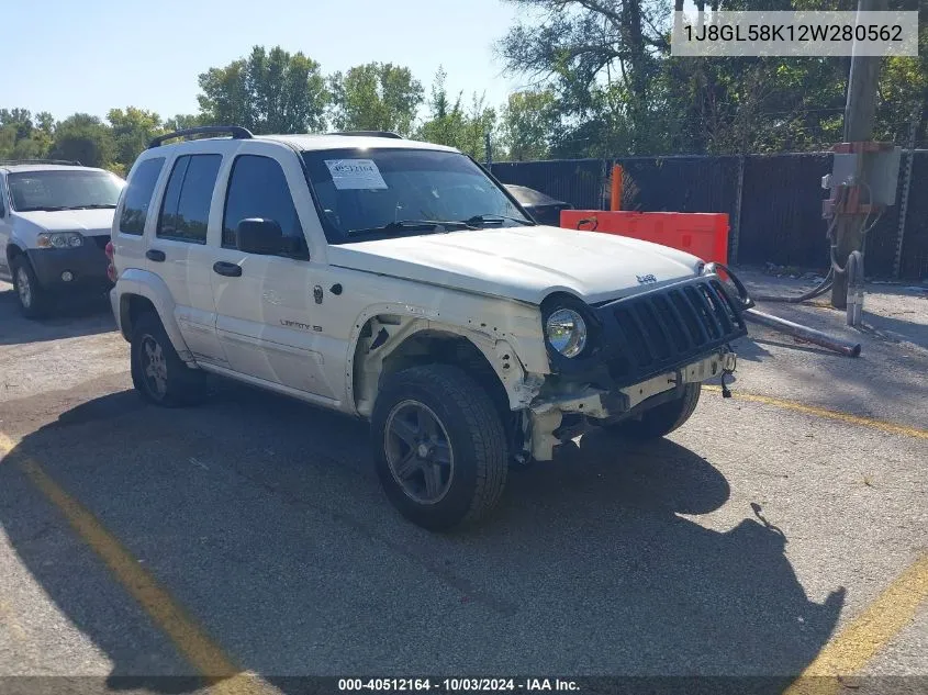 2002 Jeep Liberty Limited Edition VIN: 1J8GL58K12W280562 Lot: 40512164