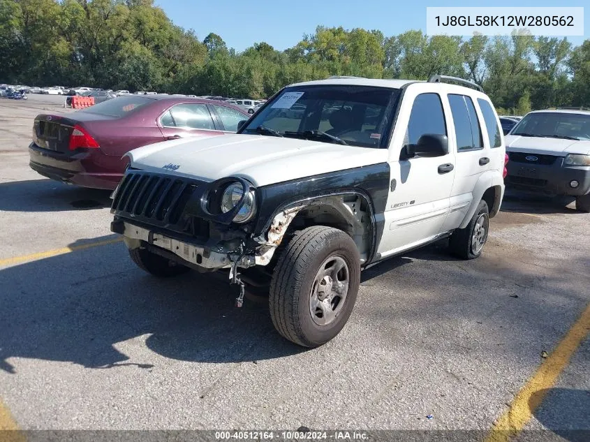 2002 Jeep Liberty Limited Edition VIN: 1J8GL58K12W280562 Lot: 40512164