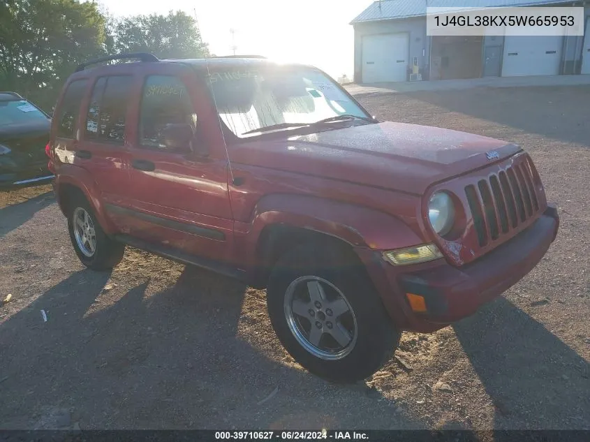 2005 Jeep Liberty Renegade VIN: 1J4GL38KX5W665953 Lot: 39710627