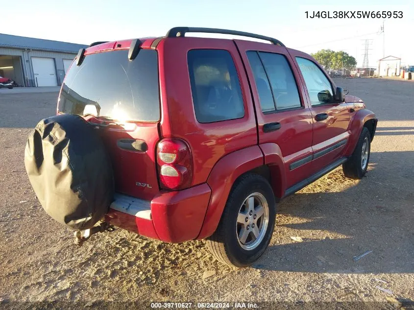 2005 Jeep Liberty Renegade VIN: 1J4GL38KX5W665953 Lot: 39710627