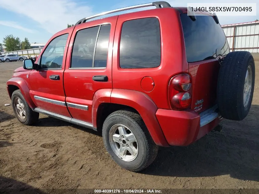 2005 Jeep Liberty Limited Edition VIN: 1J4GL585X5W700495 Lot: 40391276