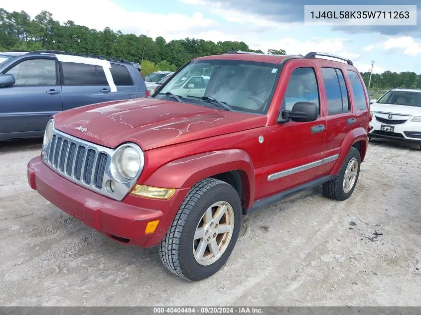 2005 Jeep Liberty Limited Edition VIN: 1J4GL58K35W711263 Lot: 40404494