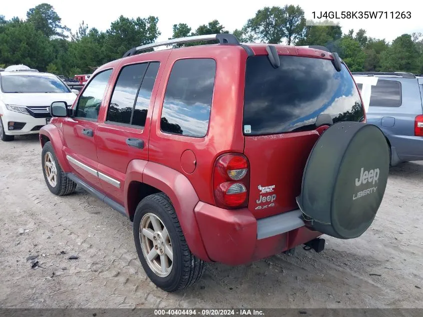 2005 Jeep Liberty Limited Edition VIN: 1J4GL58K35W711263 Lot: 40404494