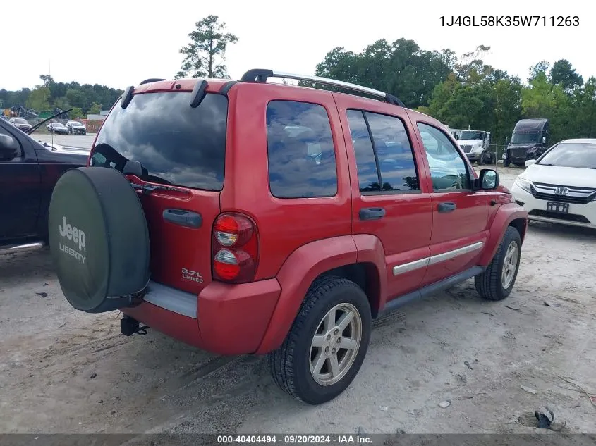 1J4GL58K35W711263 2005 Jeep Liberty Limited Edition