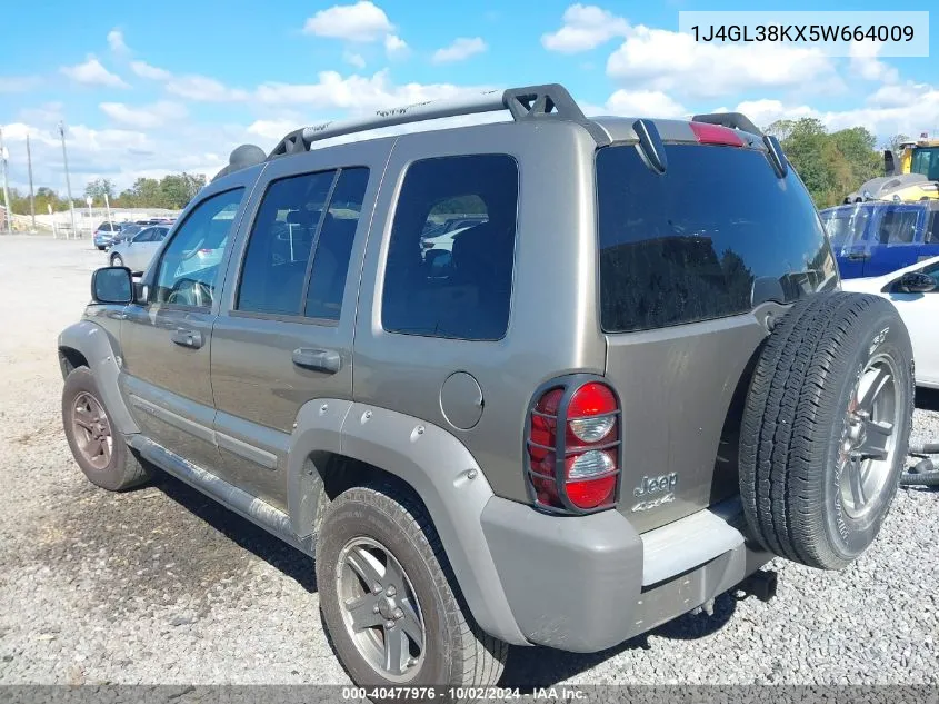 2005 Jeep Liberty Renegade VIN: 1J4GL38KX5W664009 Lot: 40477976