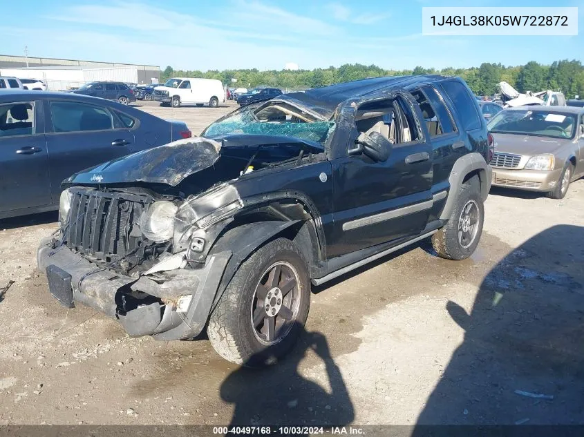 2005 Jeep Liberty Renegade VIN: 1J4GL38K05W722872 Lot: 40497168