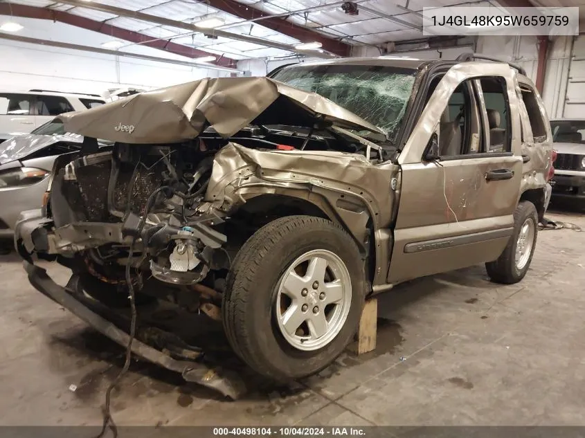 2005 Jeep Liberty Sport VIN: 1J4GL48K95W659759 Lot: 40498104