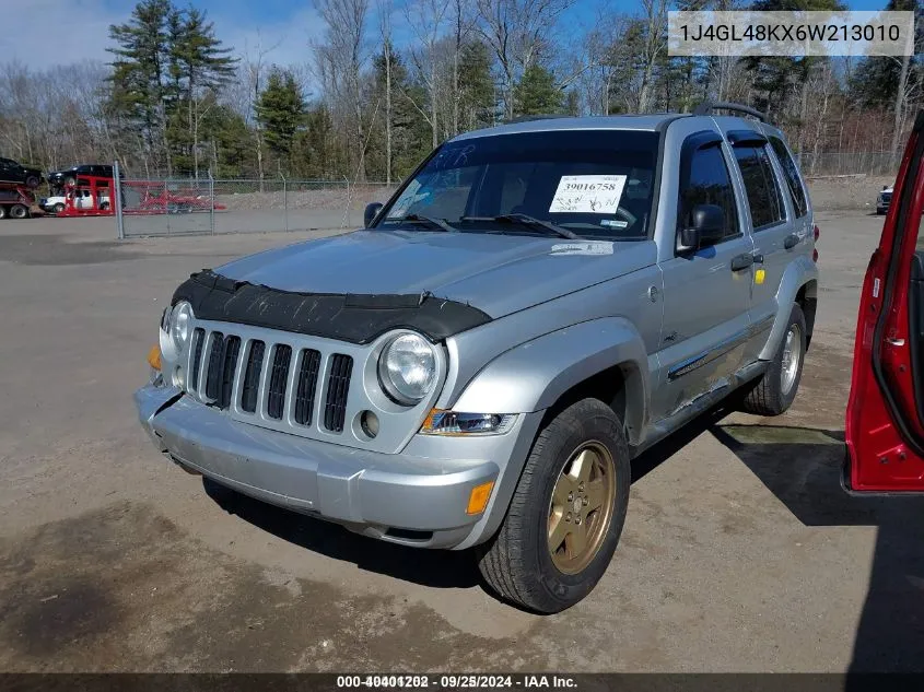 2006 Jeep Liberty Sport VIN: 1J4GL48KX6W213010 Lot: 40401202