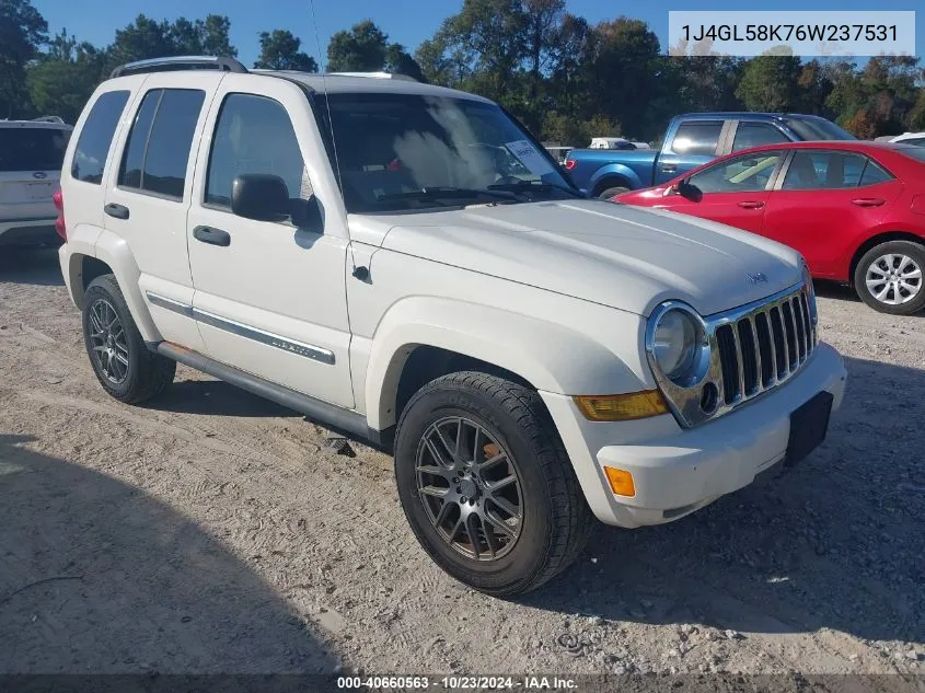 2006 Jeep Liberty Limited Edition VIN: 1J4GL58K76W237531 Lot: 40660563