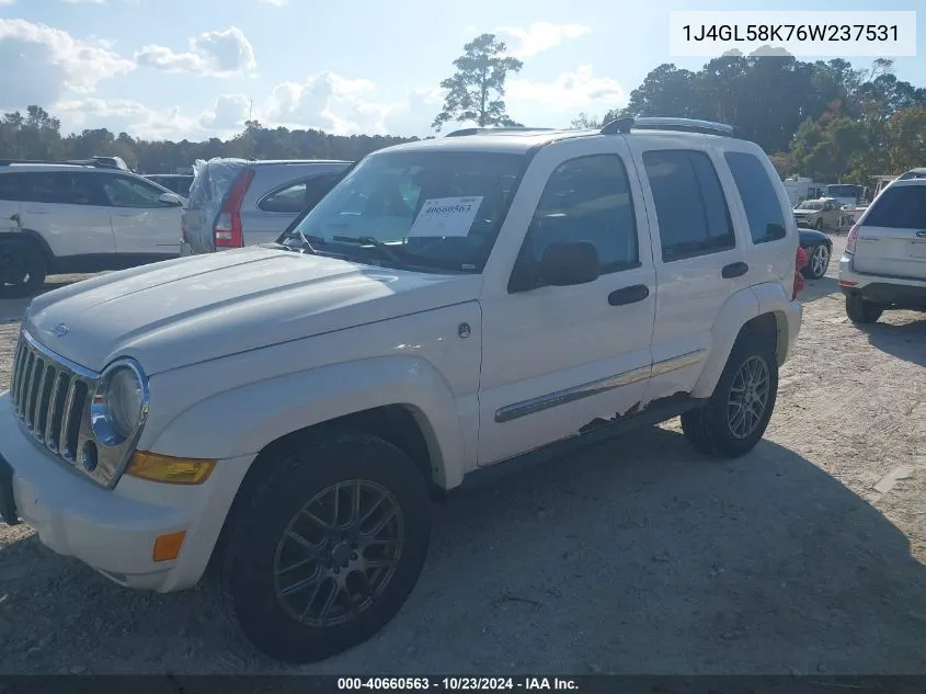 2006 Jeep Liberty Limited Edition VIN: 1J4GL58K76W237531 Lot: 40660563