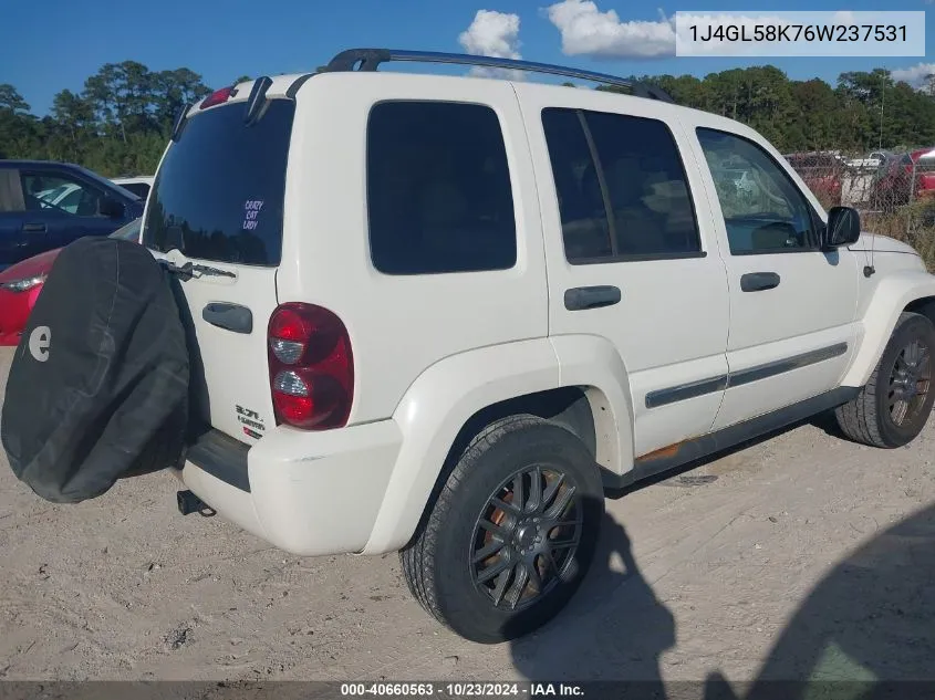 2006 Jeep Liberty Limited Edition VIN: 1J4GL58K76W237531 Lot: 40660563