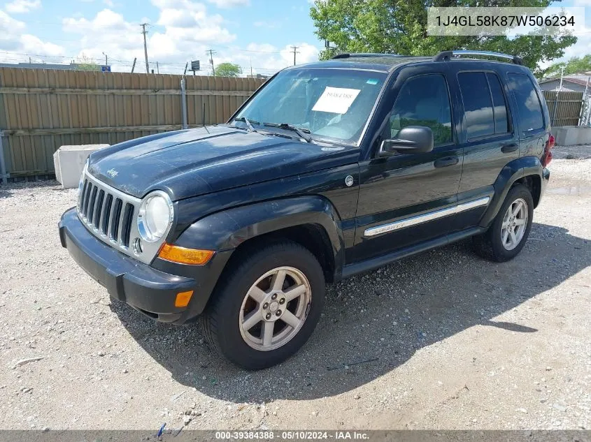 1J4GL58K87W506234 2007 Jeep Liberty Limited Edition