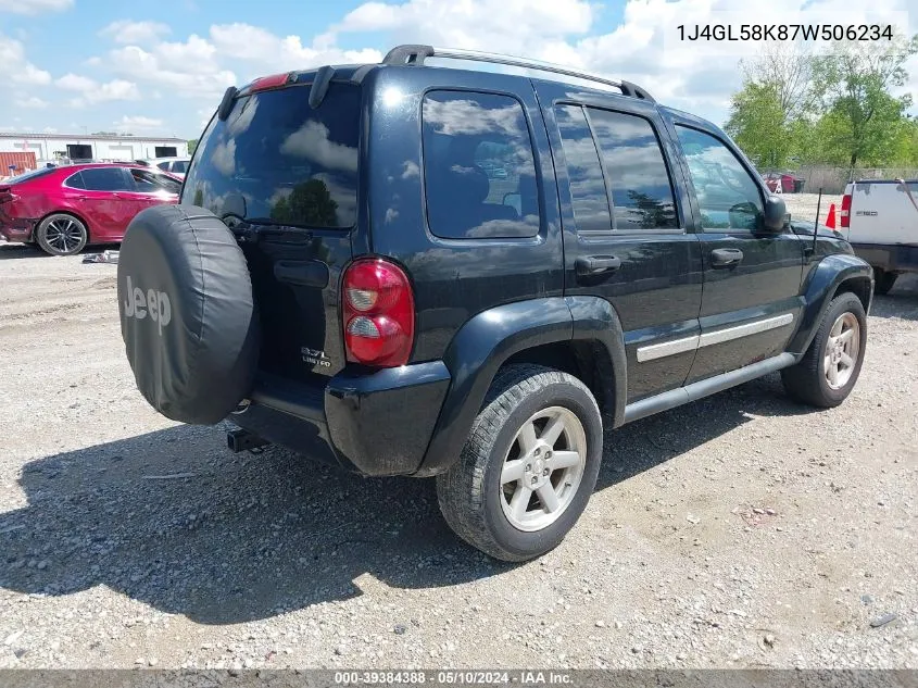 1J4GL58K87W506234 2007 Jeep Liberty Limited Edition