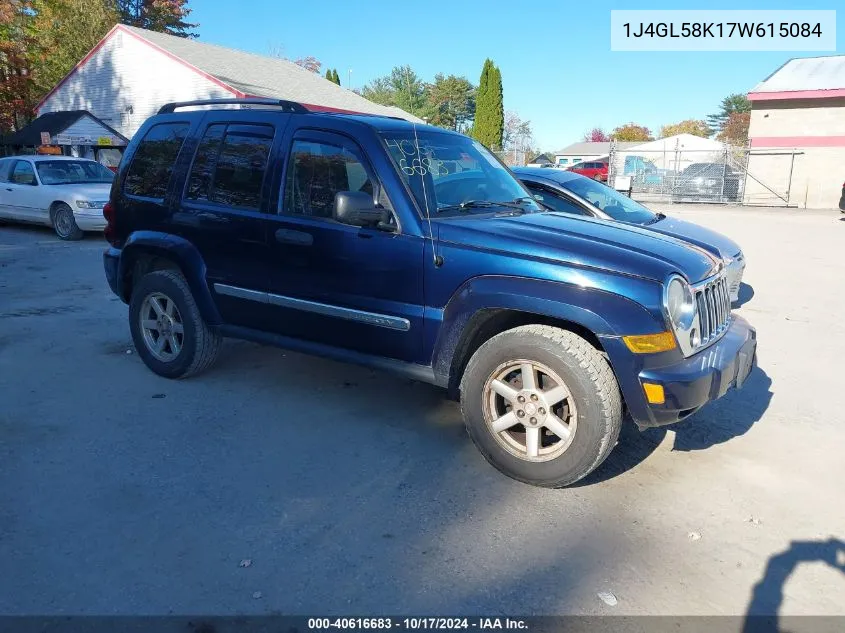 2007 Jeep Liberty Limited Edition VIN: 1J4GL58K17W615084 Lot: 40616683