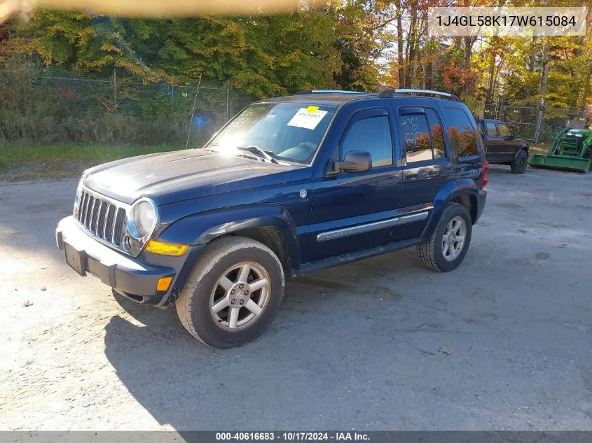 2007 Jeep Liberty Limited Edition VIN: 1J4GL58K17W615084 Lot: 40616683