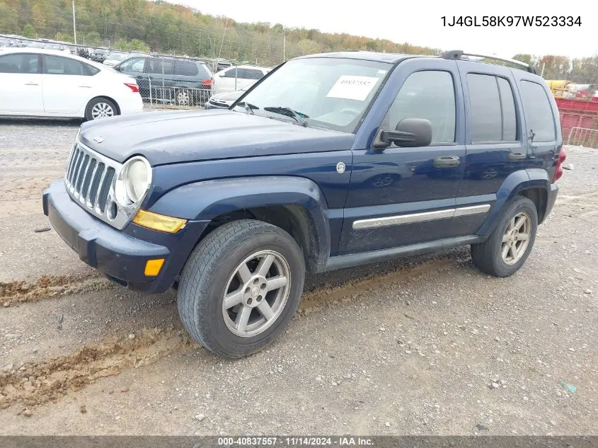 1J4GL58K97W523334 2007 Jeep Liberty Limited Edition